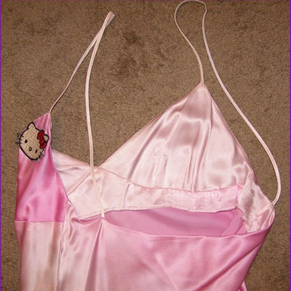 NWT RARE ICEBERG SILK OMBRE DRESS HELLO KITTY 6 - Picture 8 of 10